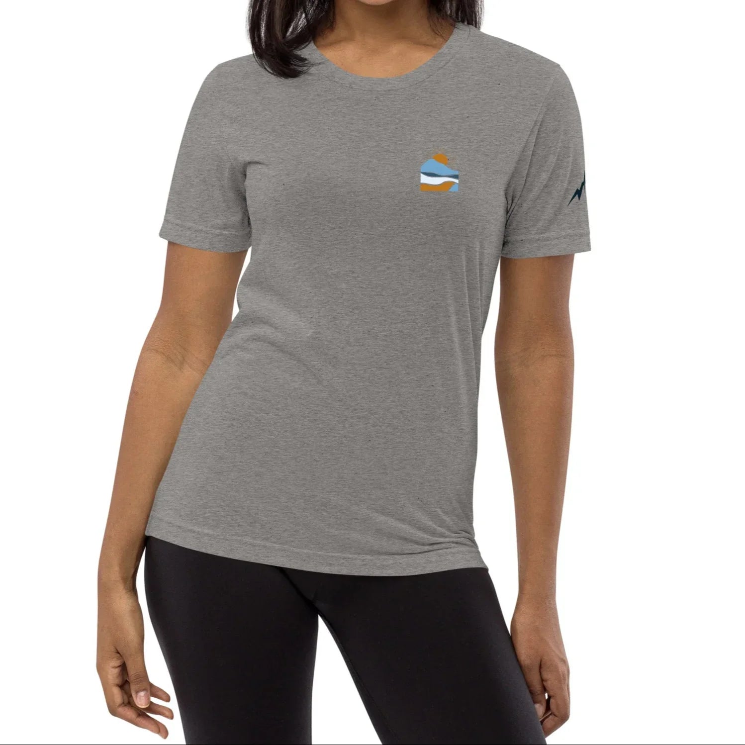 morning sunrise back | fitted tee - f u n k + f i n a