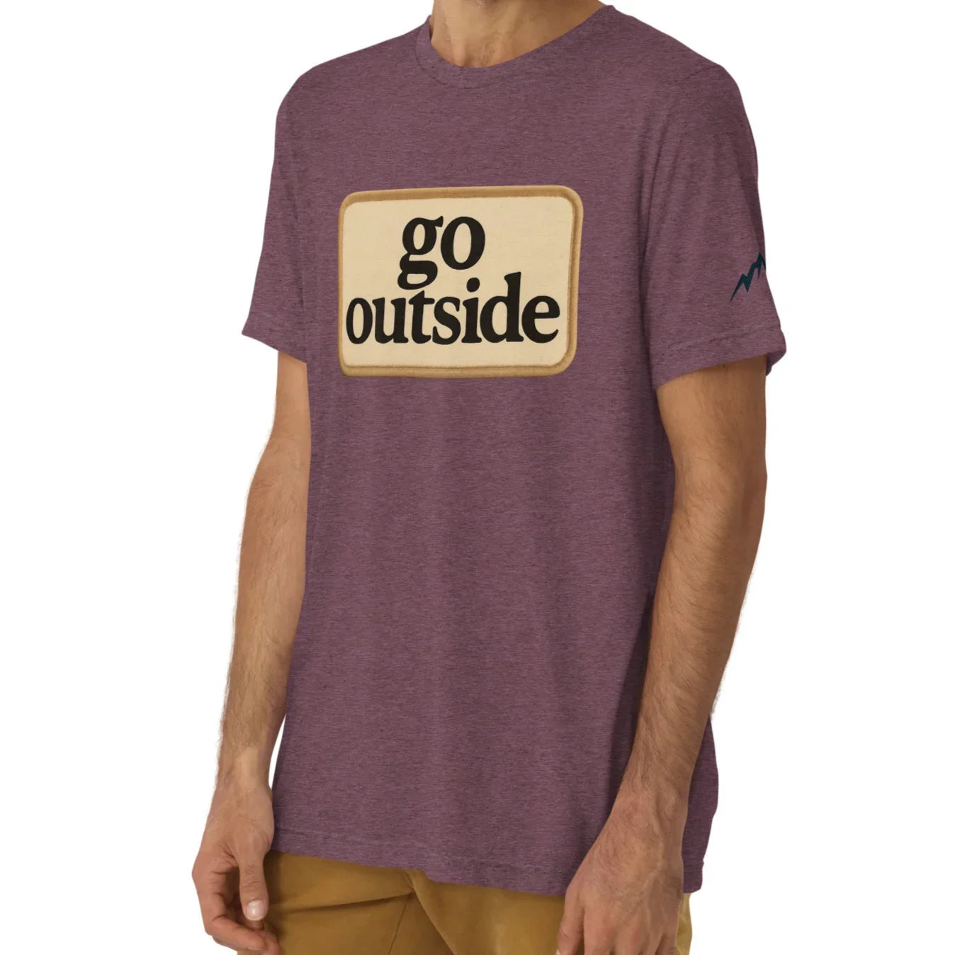 go outside patch | fitted tee - f u n k + f i n a