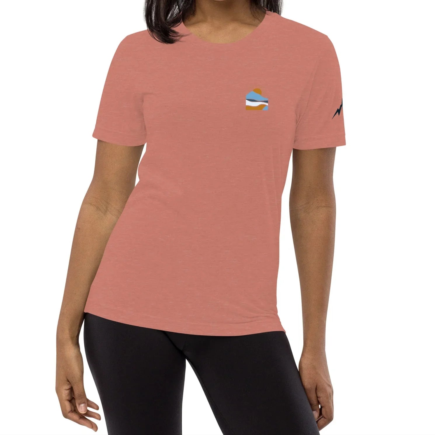 morning sunrise back | fitted tee - f u n k + f i n a