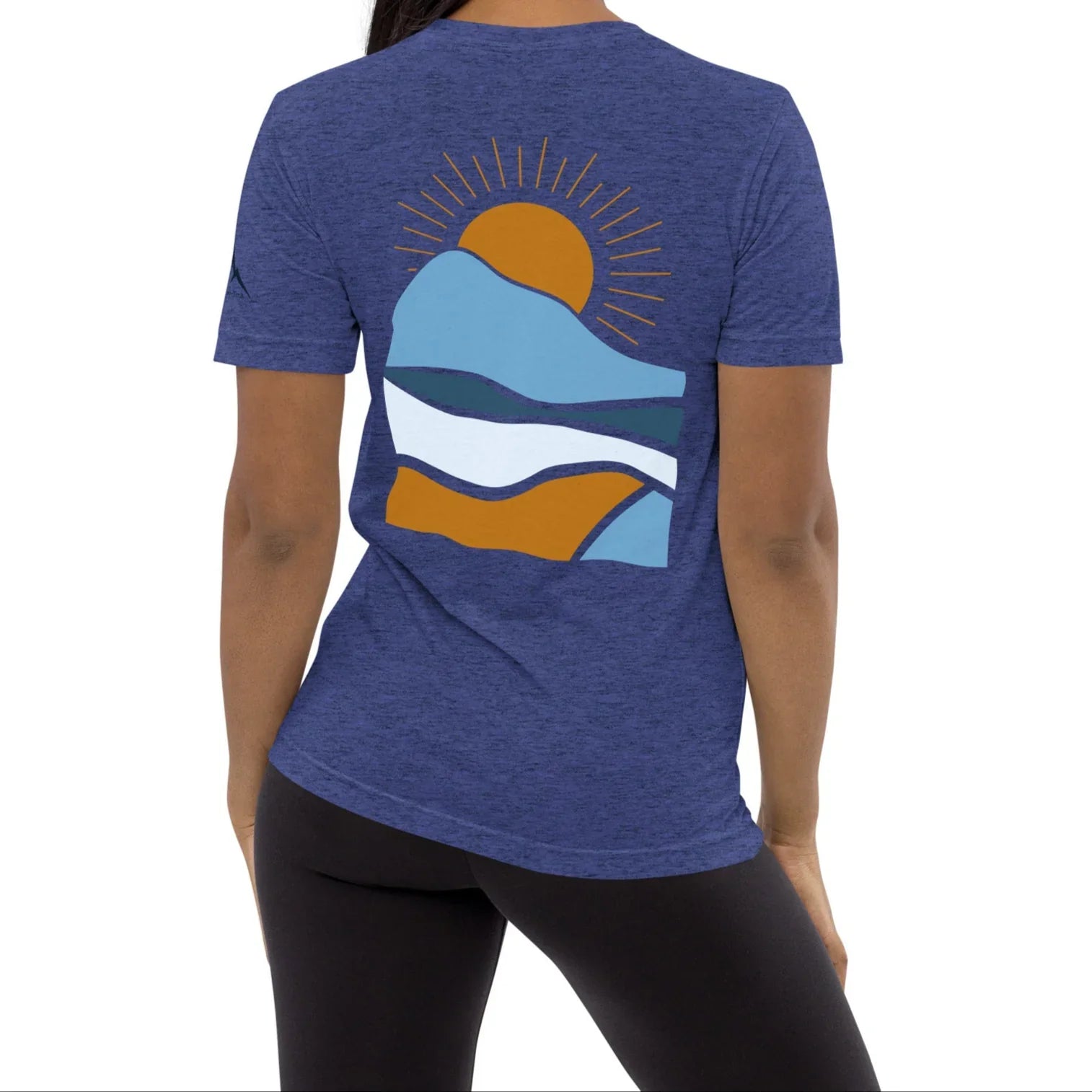 morning sunrise back | fitted tee - f u n k + f i n a