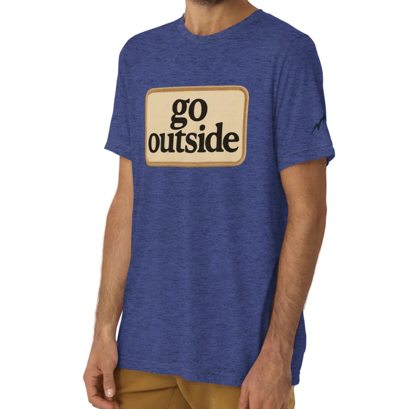 go outside patch | fitted tee - f u n k + f i n a