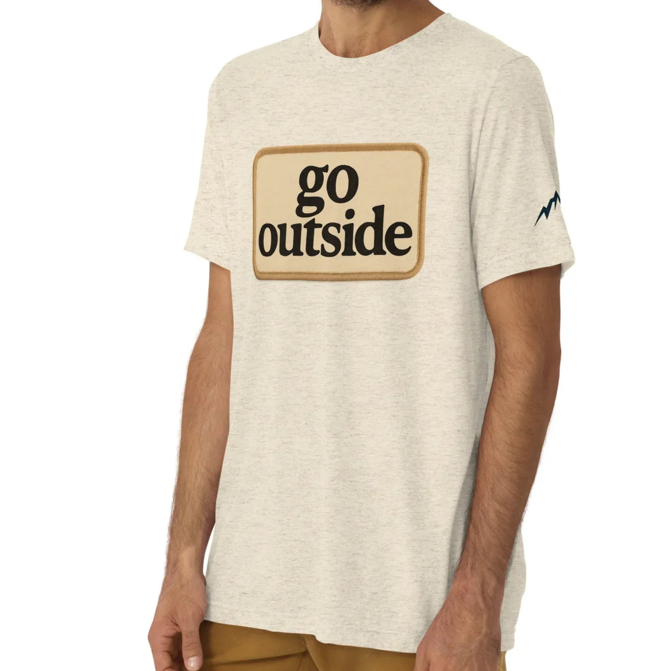 go outside patch | fitted tee - f u n k + f i n a
