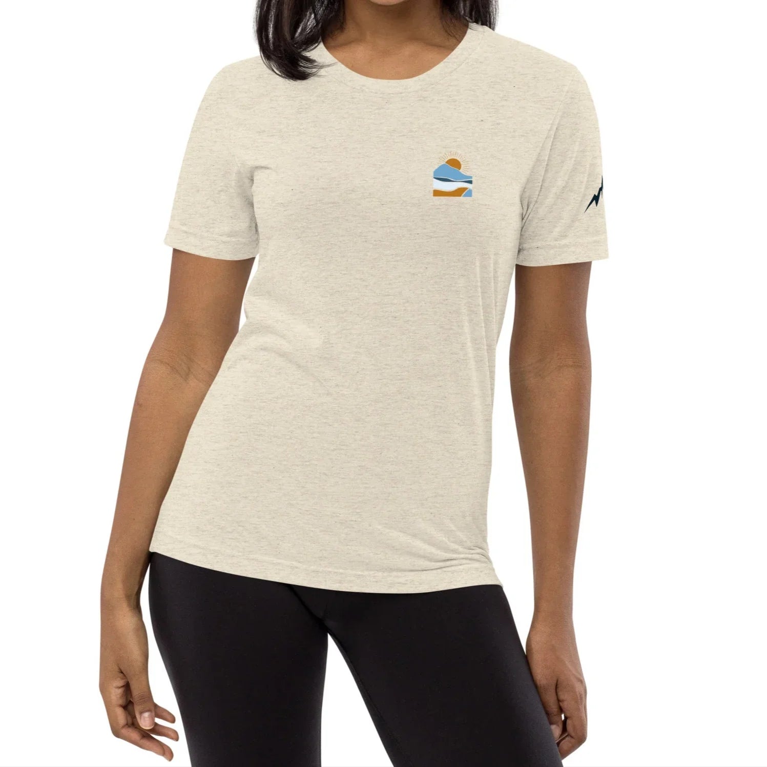 morning sunrise back | fitted tee - f u n k + f i n a