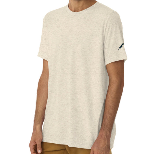 camp sunset back | fitted tee