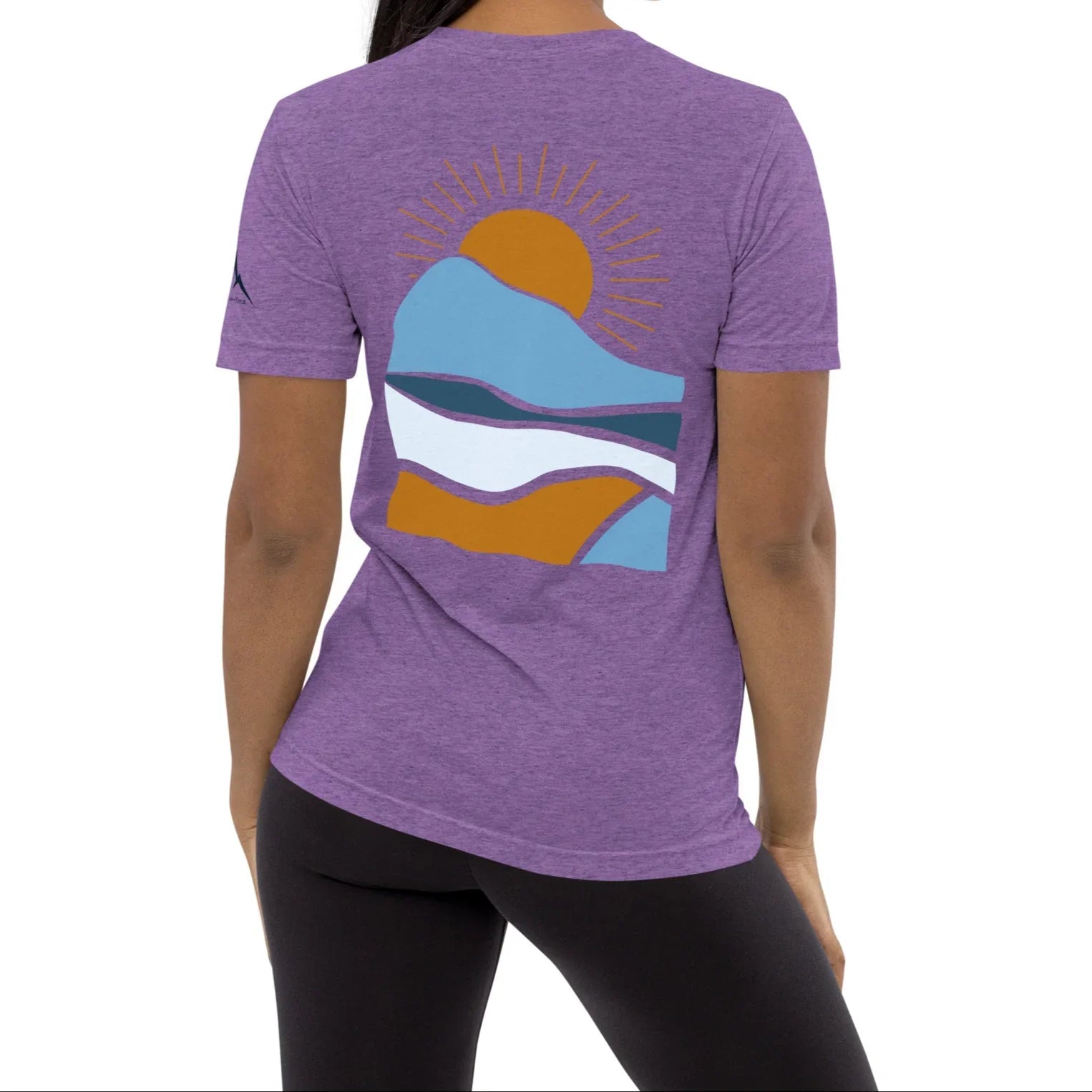 morning sunrise back | fitted tee - f u n k + f i n a