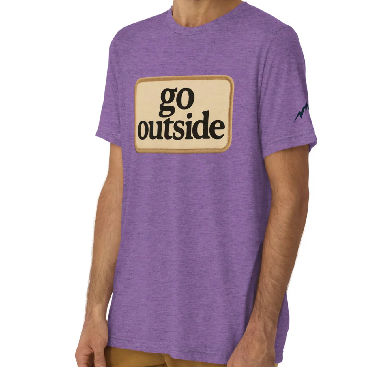 go outside patch | fitted tee - f u n k + f i n a