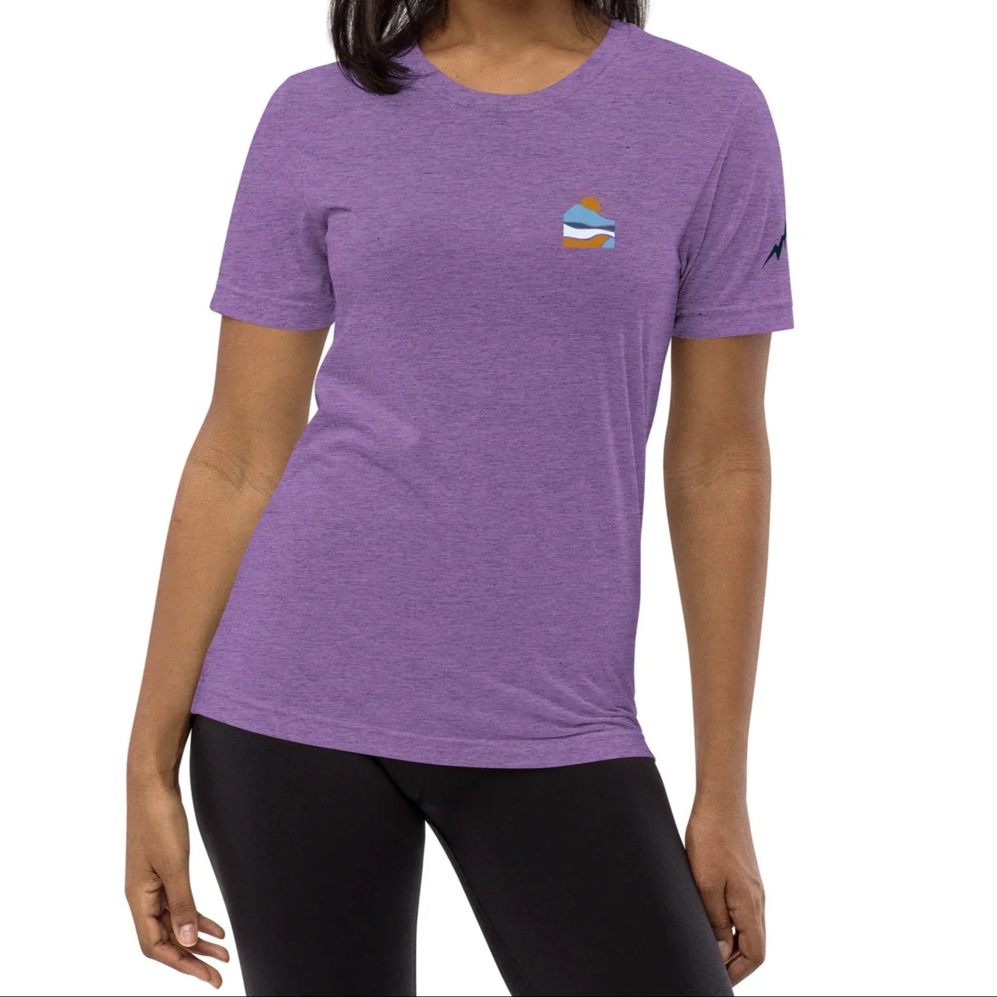 morning sunrise back | fitted tee - f u n k + f i n a