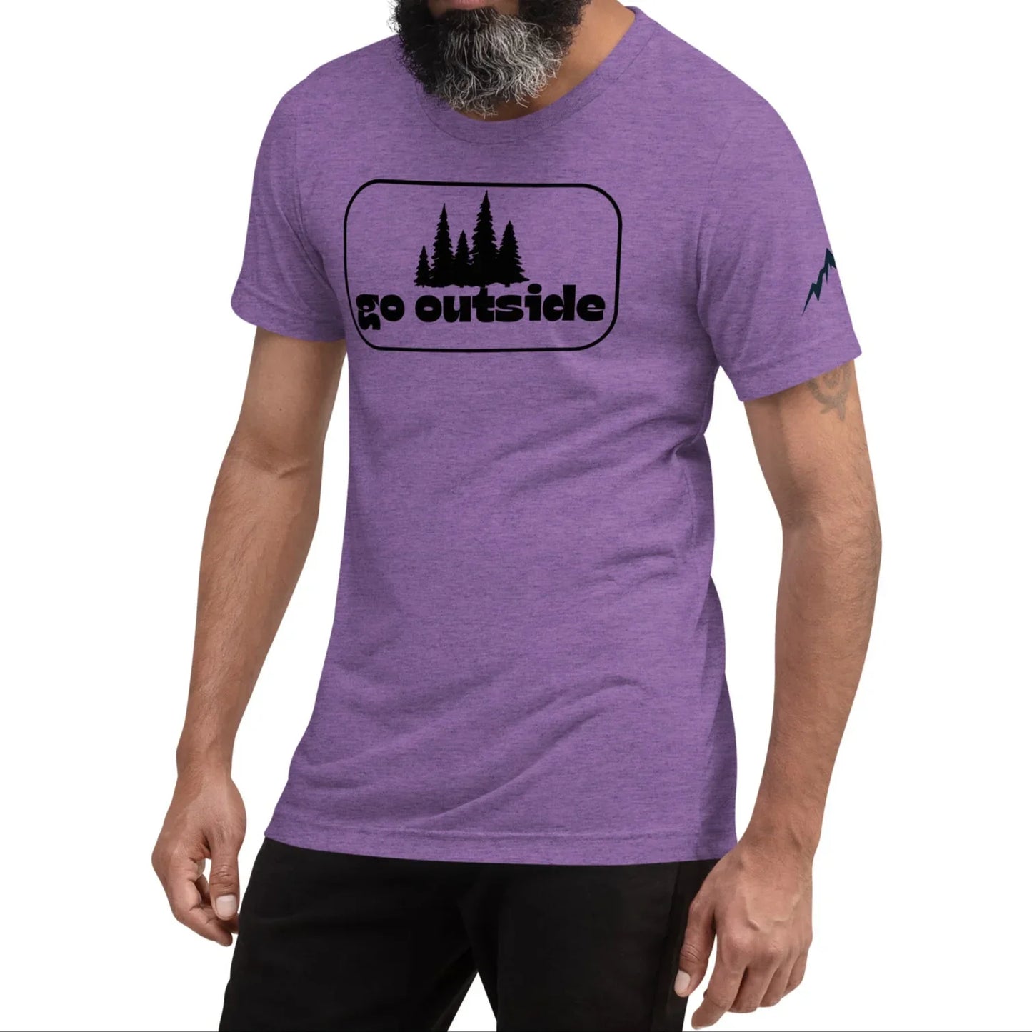 go outside frame | fitted tee - f u n k + f i n a