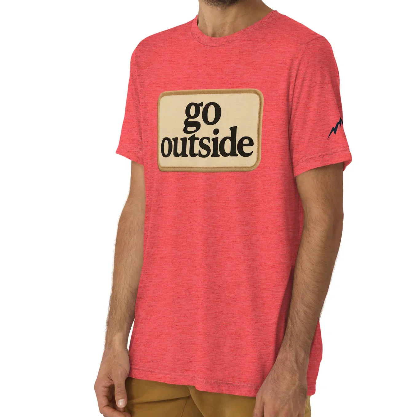 go outside patch | fitted tee - f u n k + f i n a
