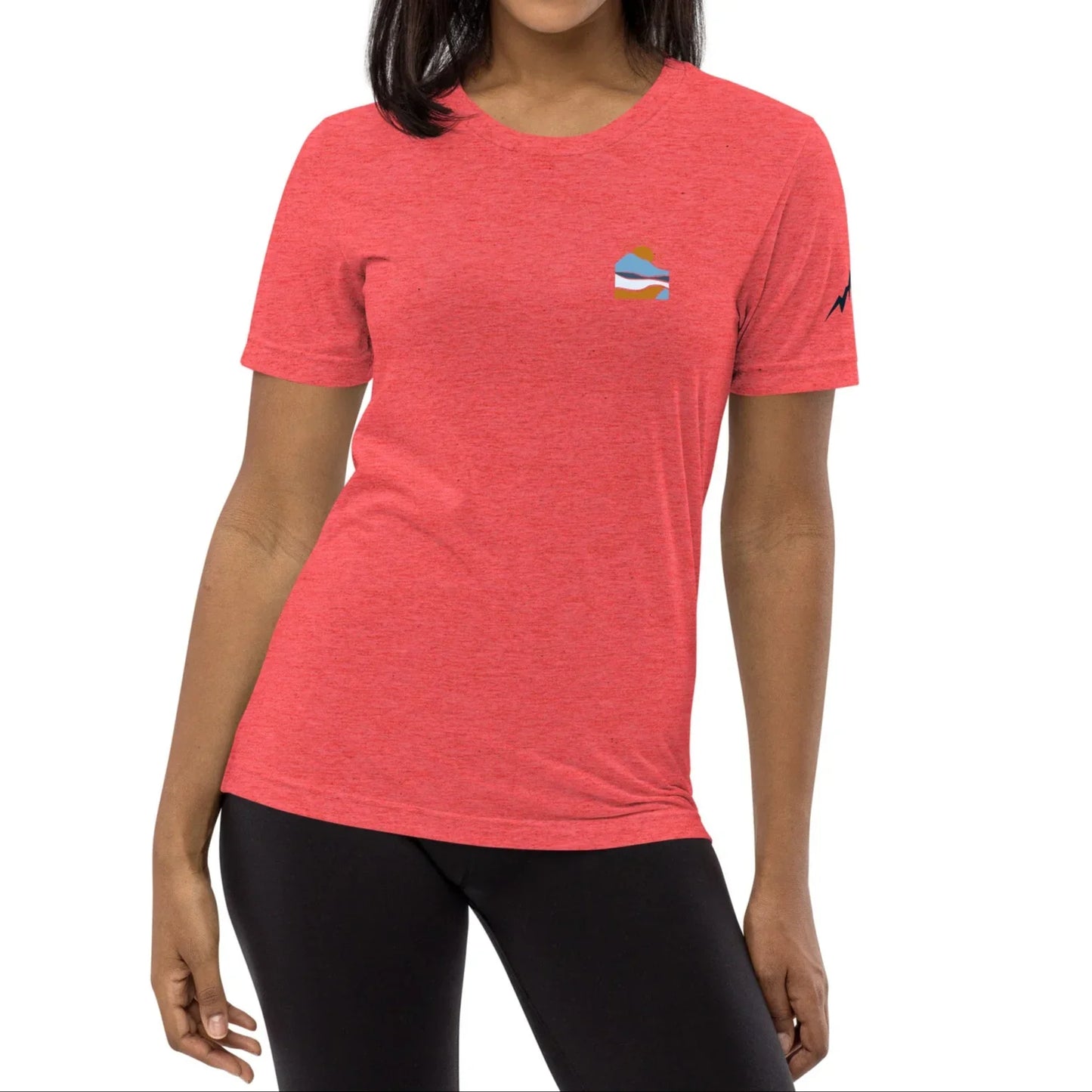 morning sunrise back | fitted tee - f u n k + f i n a