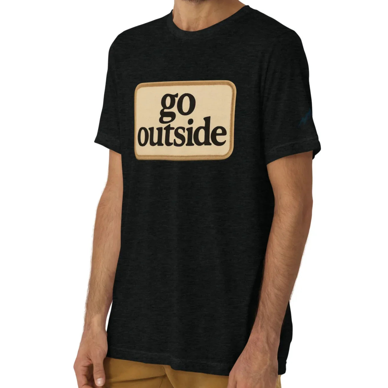 go outside patch | fitted tee - f u n k + f i n a