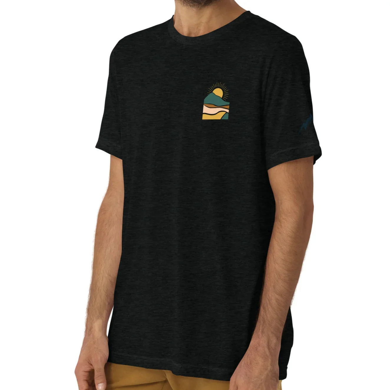 earth sunrise back | fitted tee