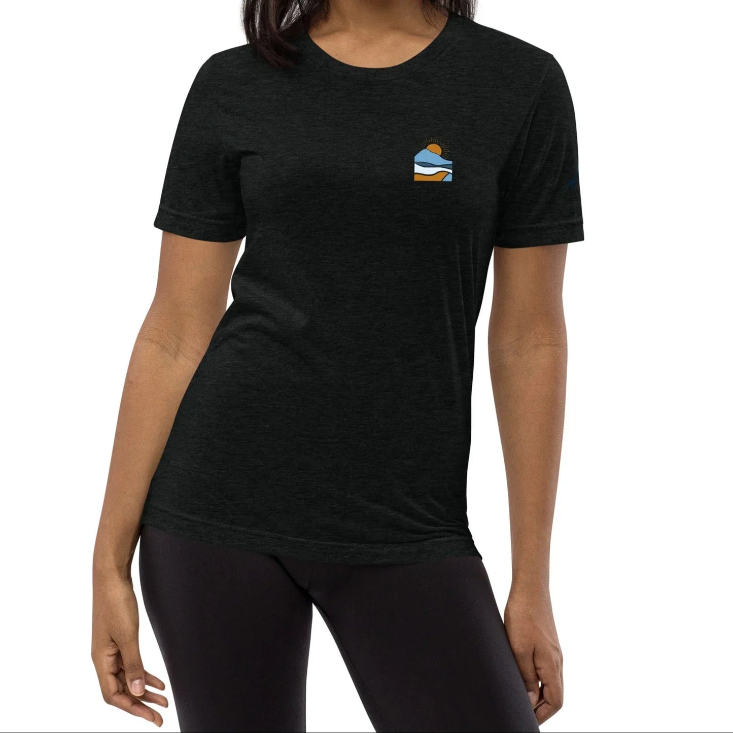 morning sunrise back | fitted tee - f u n k + f i n a