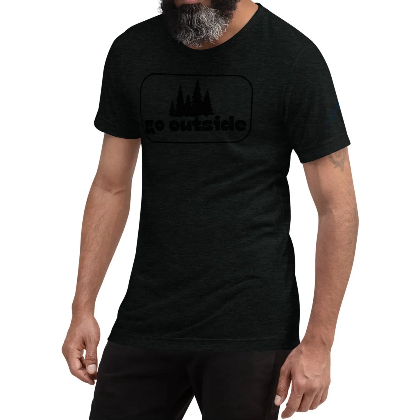 go outside frame | fitted tee - f u n k + f i n a