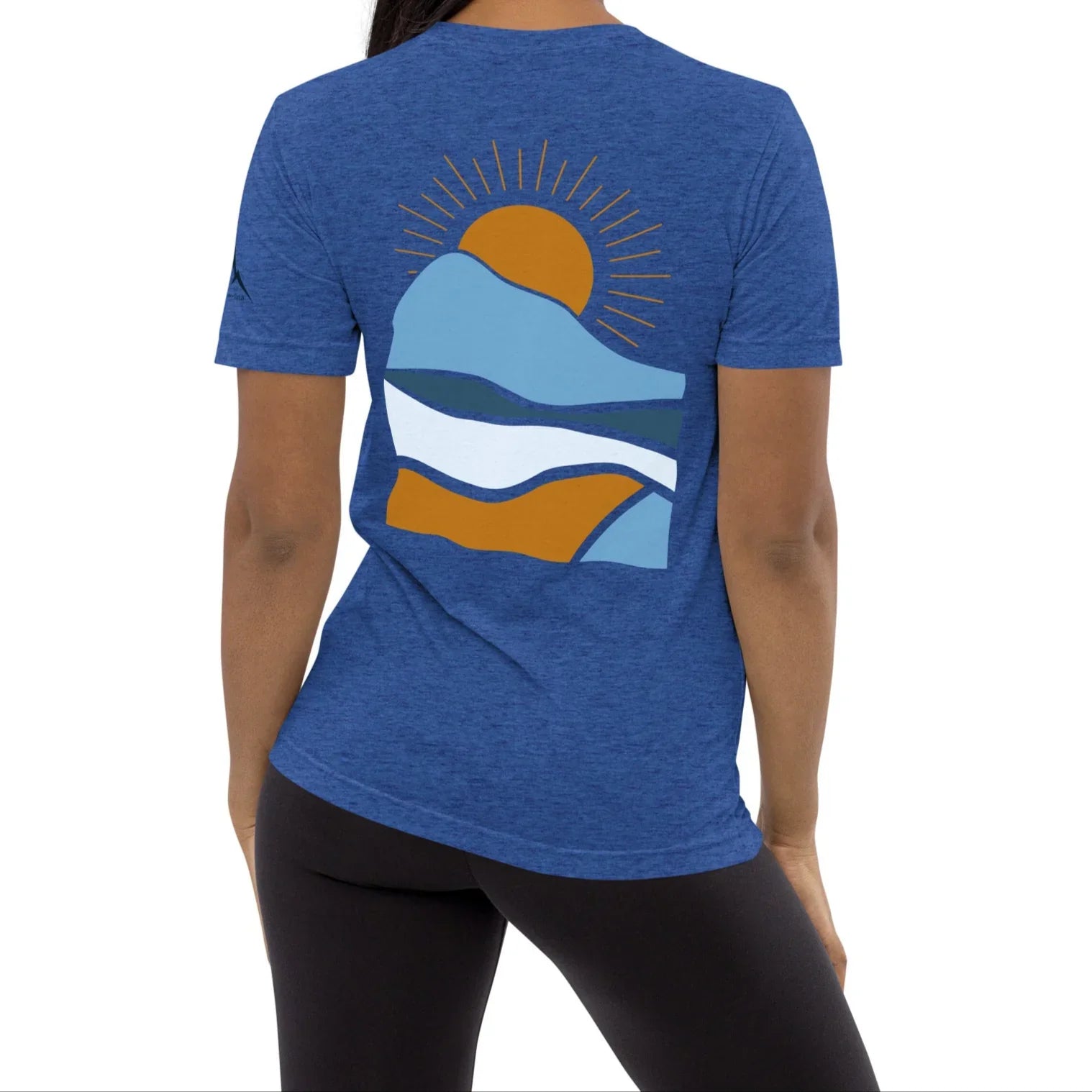 morning sunrise back | fitted tee - f u n k + f i n a