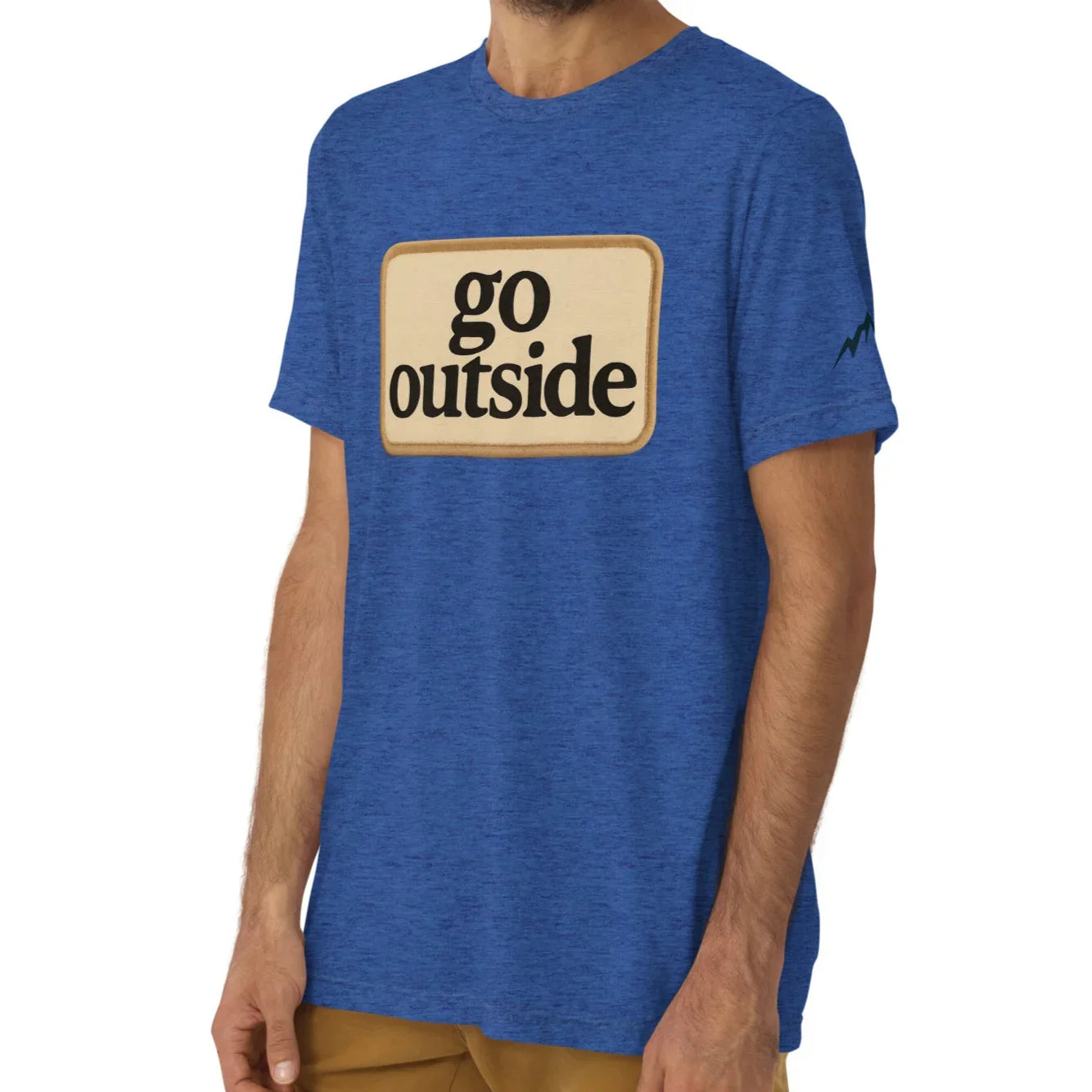 go outside patch | fitted tee - f u n k + f i n a