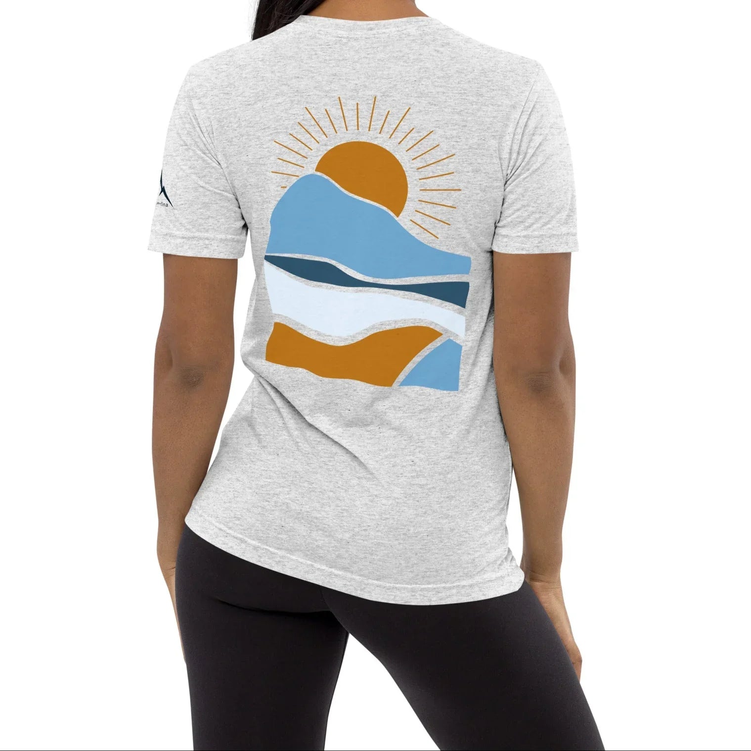 morning sunrise back | fitted tee - f u n k + f i n a