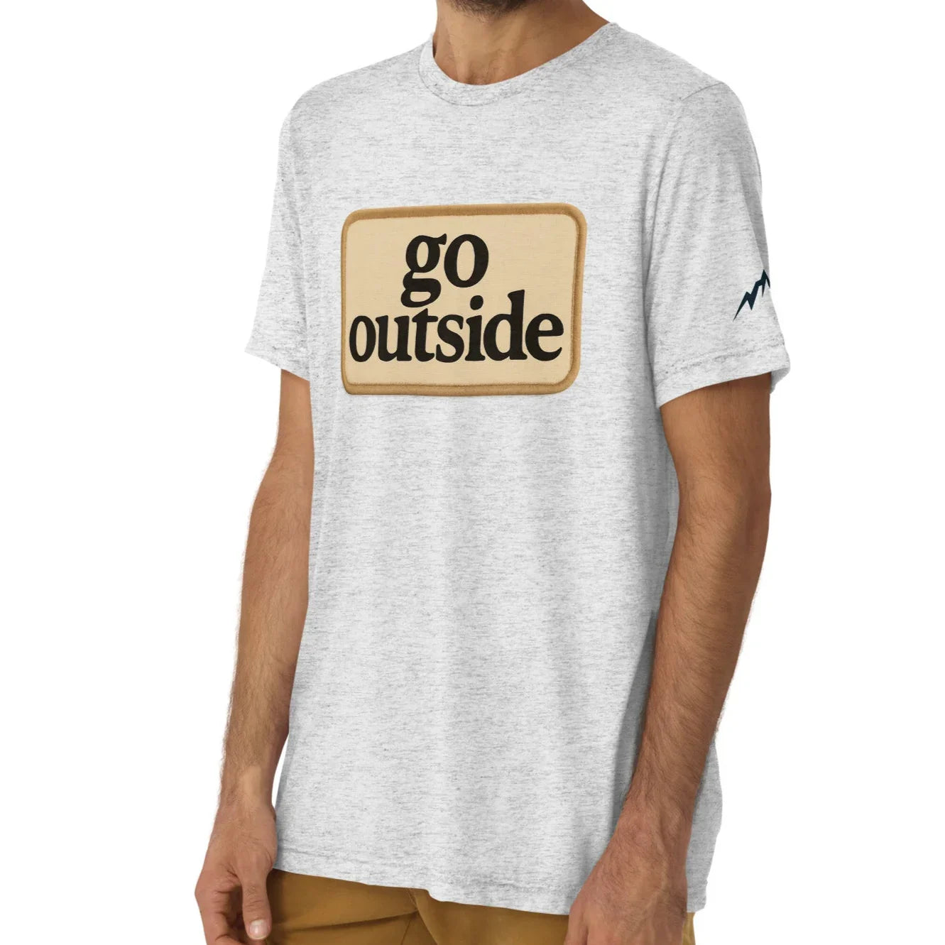 go outside patch | fitted tee - f u n k + f i n a