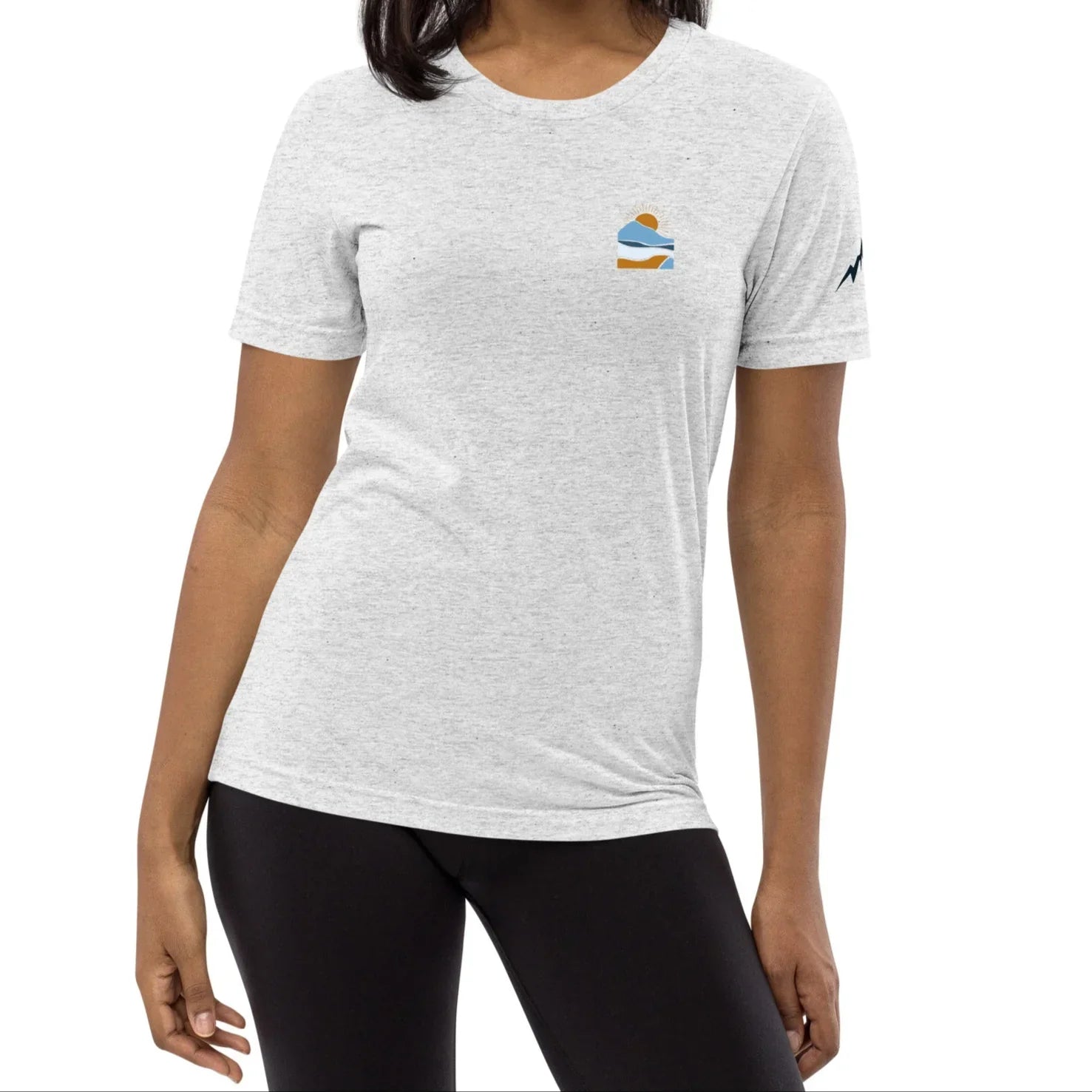 morning sunrise back | fitted tee - f u n k + f i n a