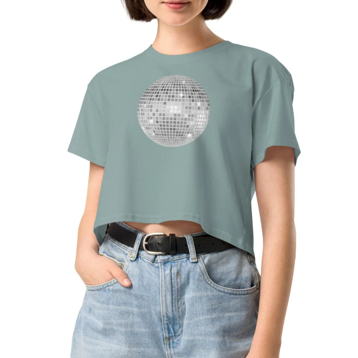 discoball | crop tee - f u n k + f i n a