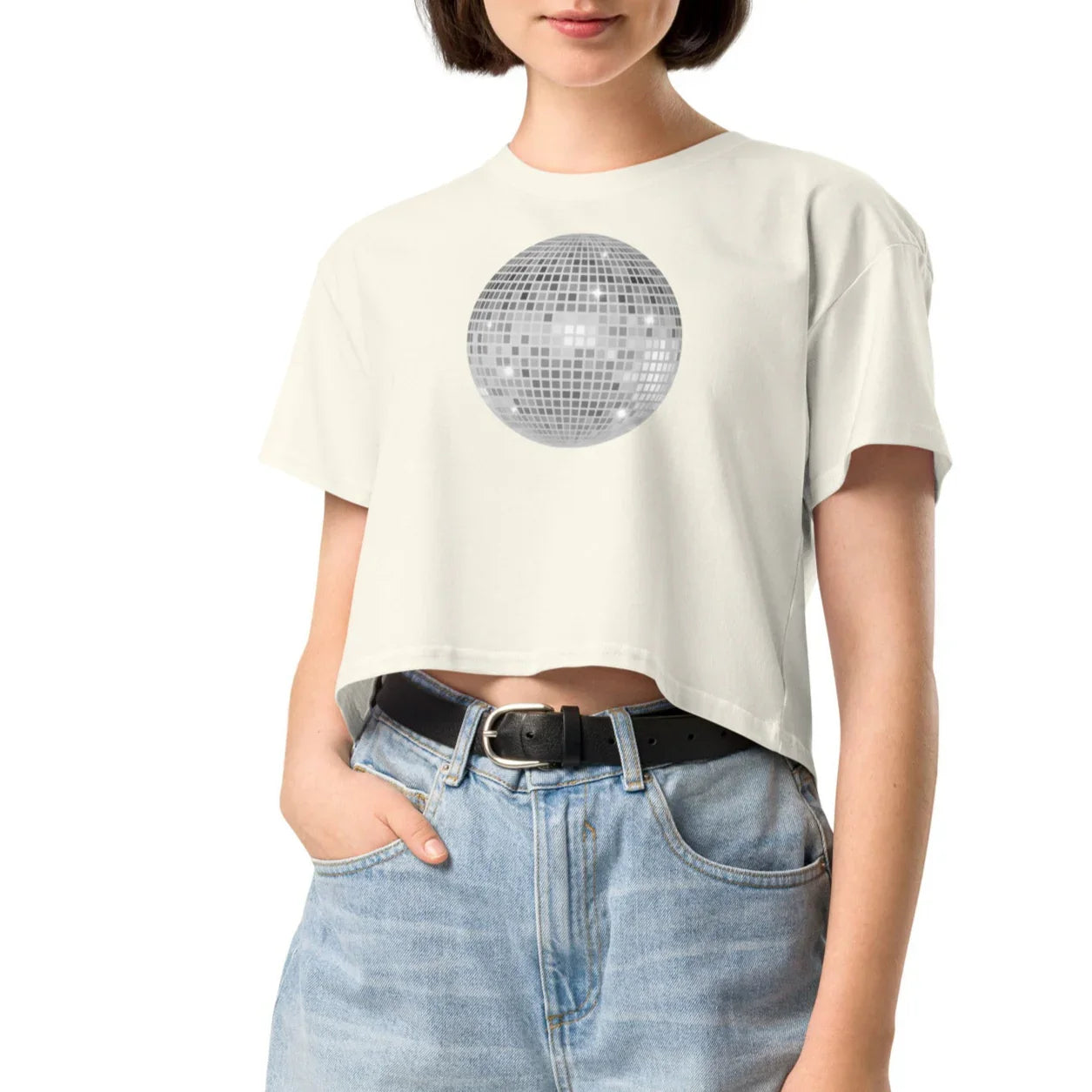 discoball | crop tee - f u n k + f i n a