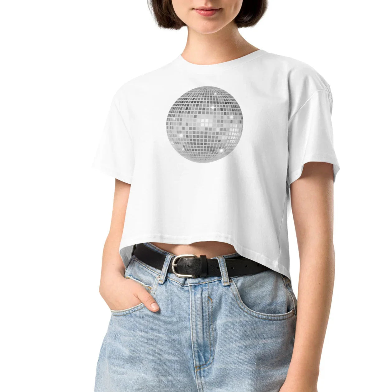 discoball | crop tee - f u n k + f i n a