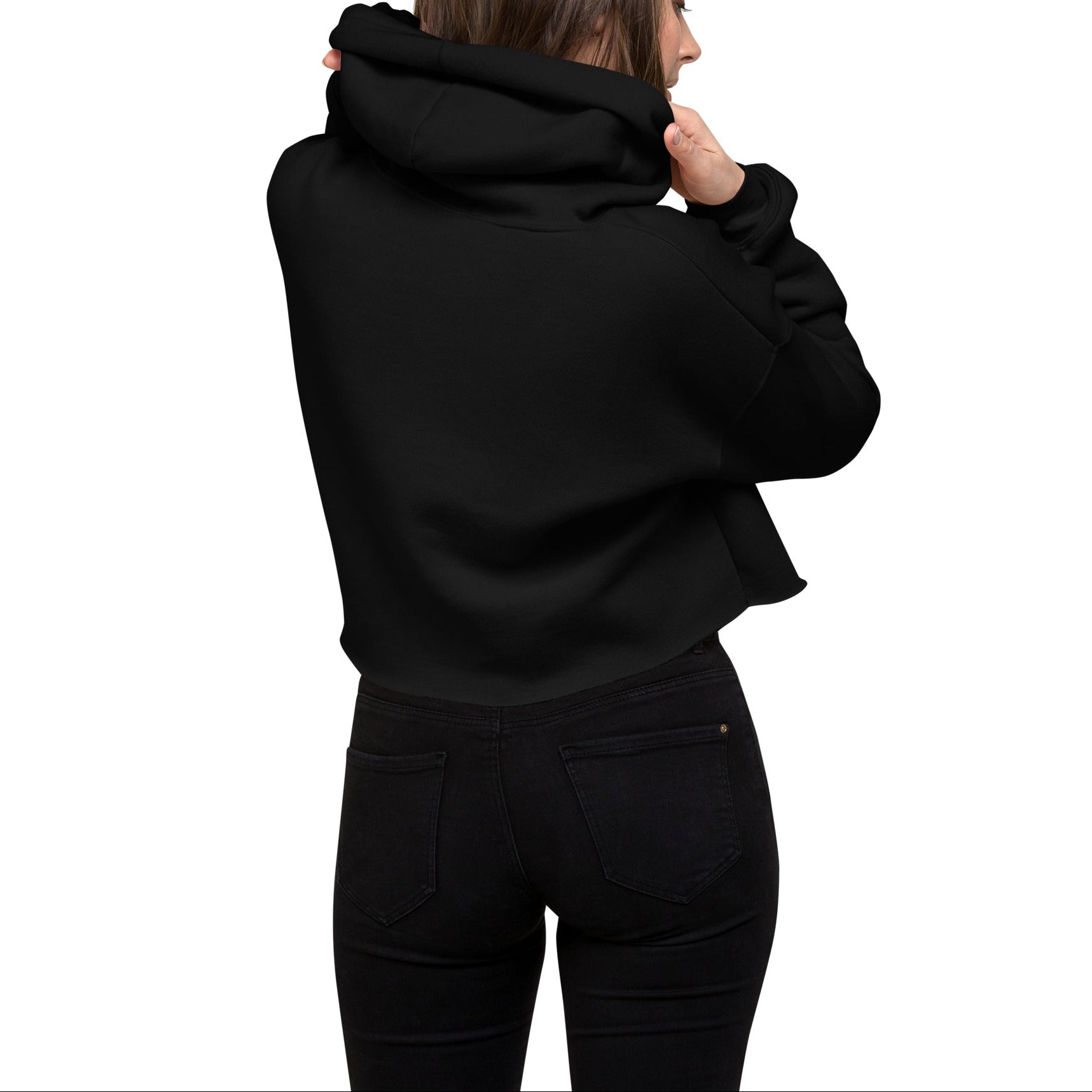 rainbow | crop hoodie