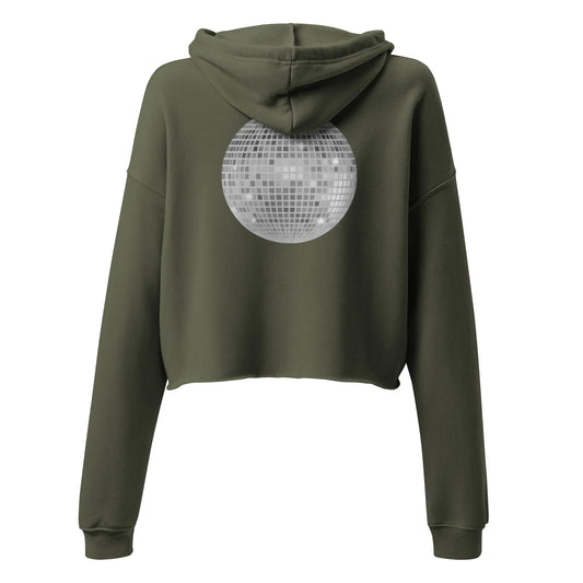 discoball back | crop hoodie - f u n k + f i n a