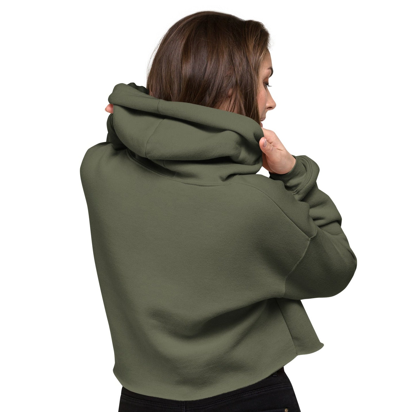 rainbow sunset | crop hoodie
