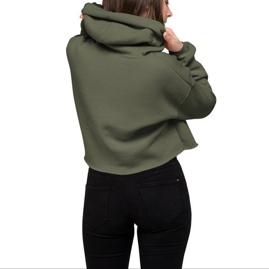 rainbow | crop hoodie