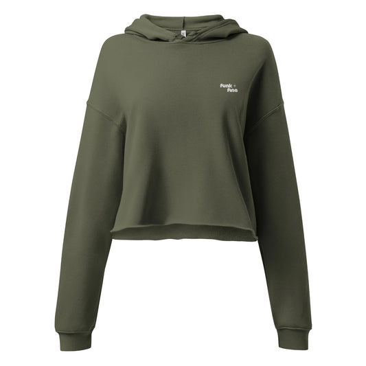 discoball back | crop hoodie - f u n k + f i n a