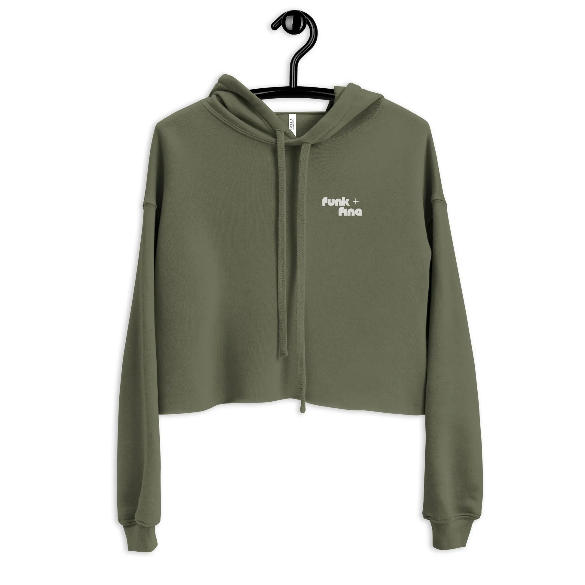 earthy sunrise back | crop hoodie - f u n k + f i n a
