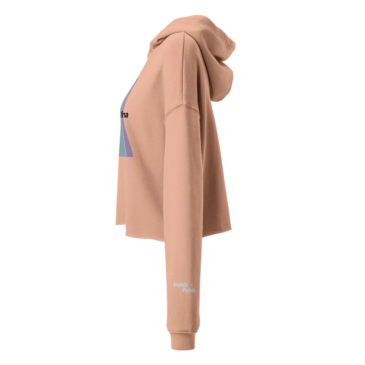 rainbow path | crop hoodie - f u n k + f i n a