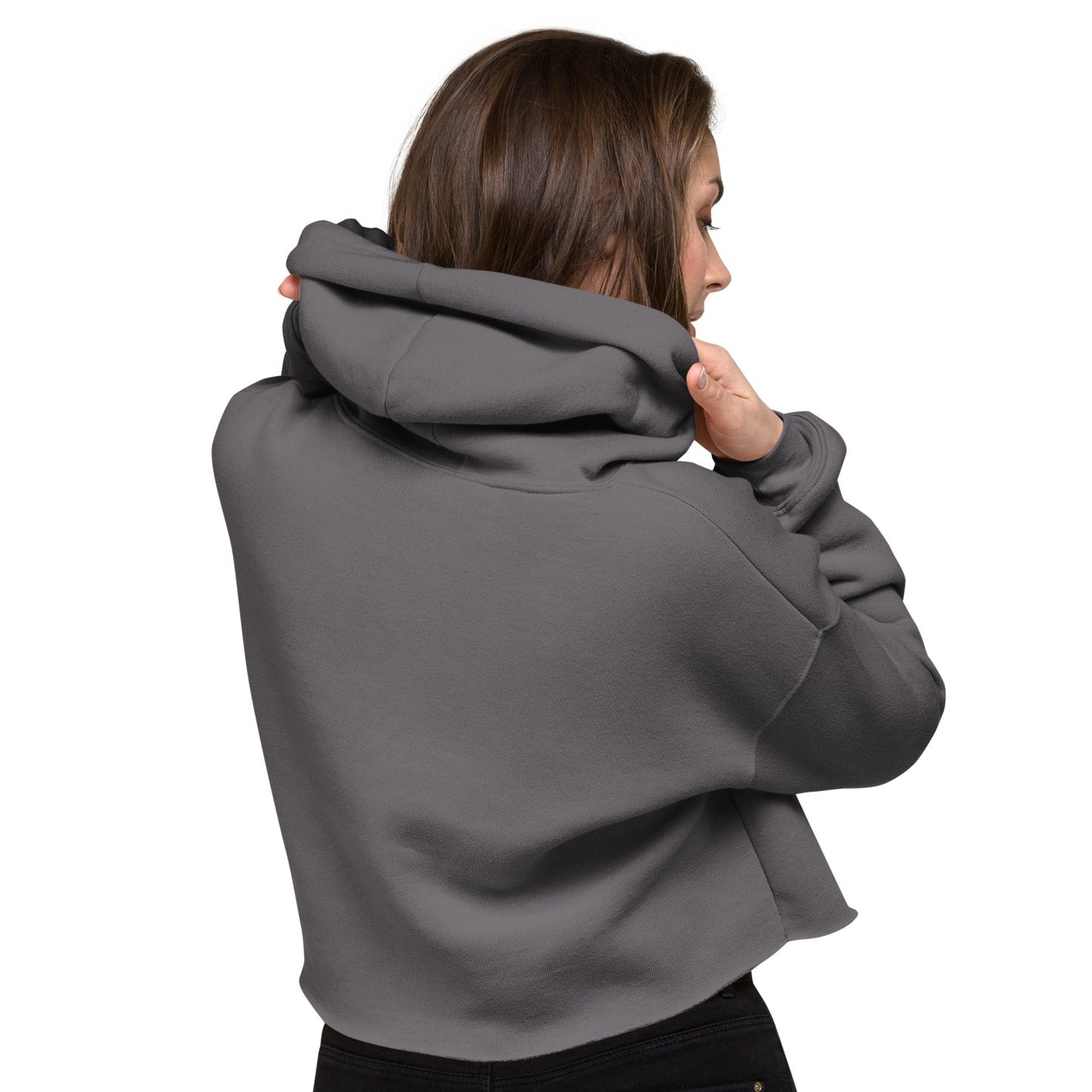 rainbow sunset | crop hoodie