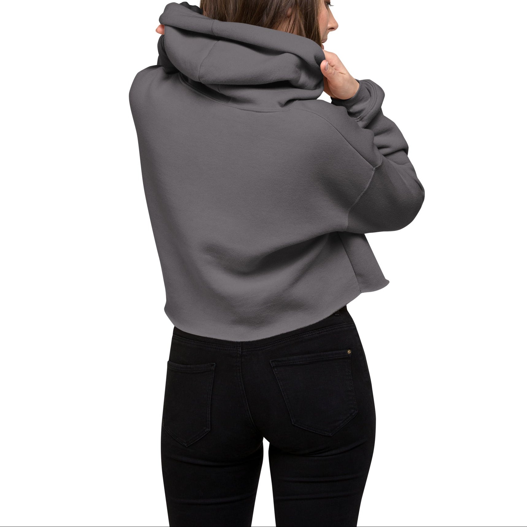 rainbow | crop hoodie