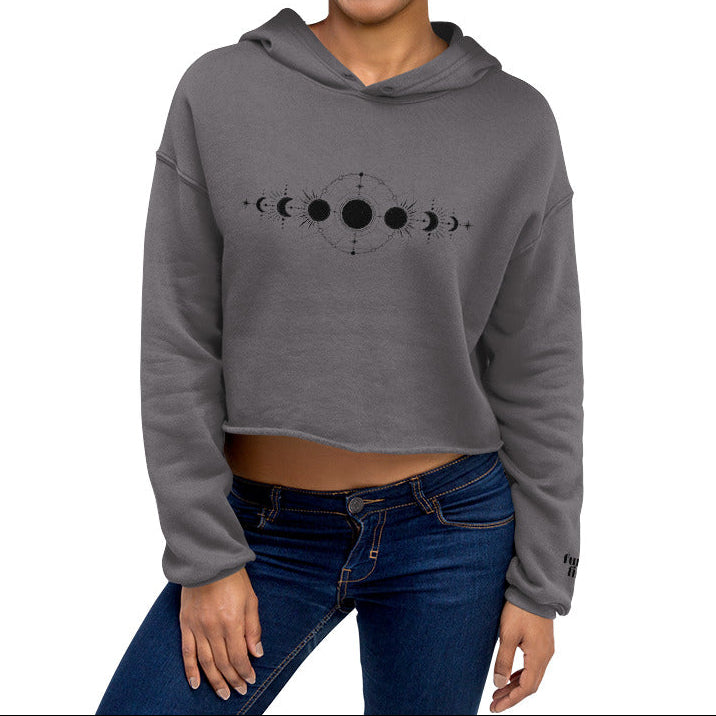 moon time | crop hoodie | funk+fina