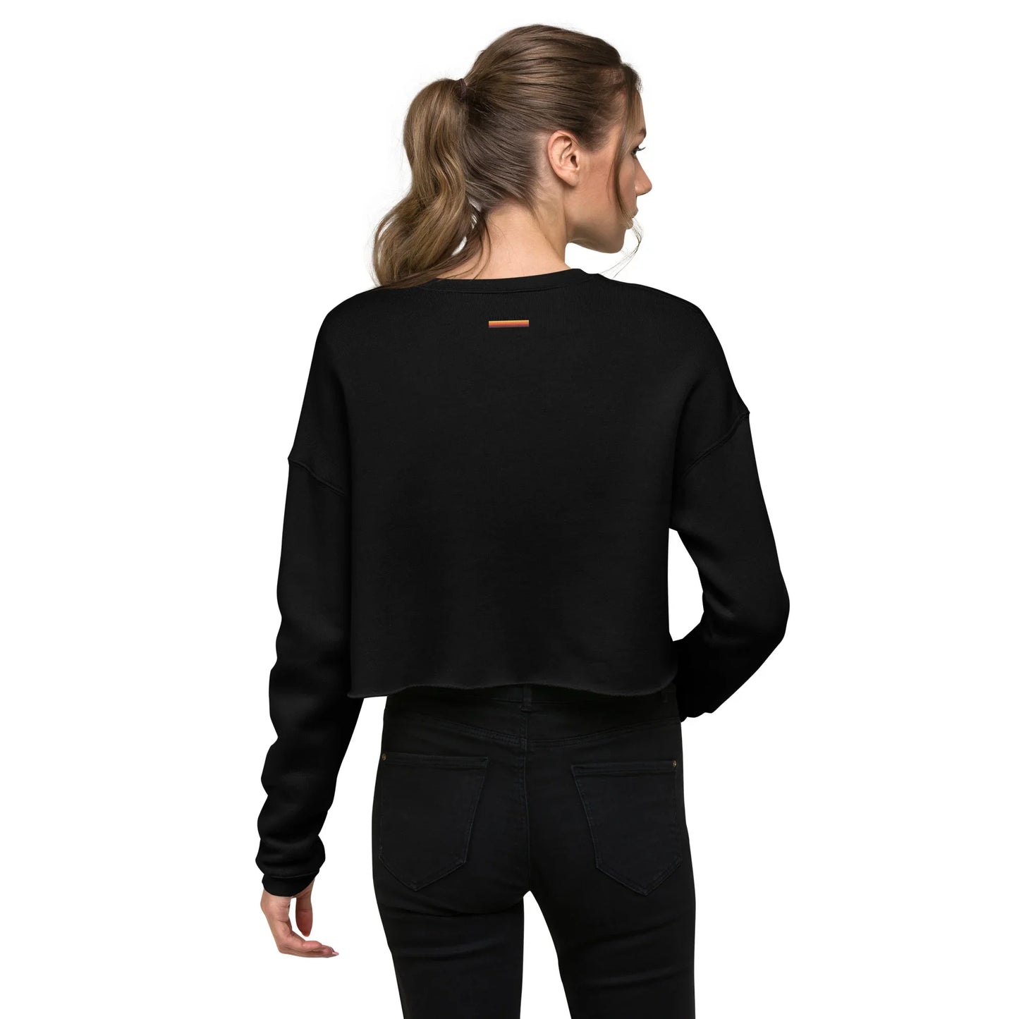 happy westfalia blue | crop sweatshirt - f u n k + f i n a
