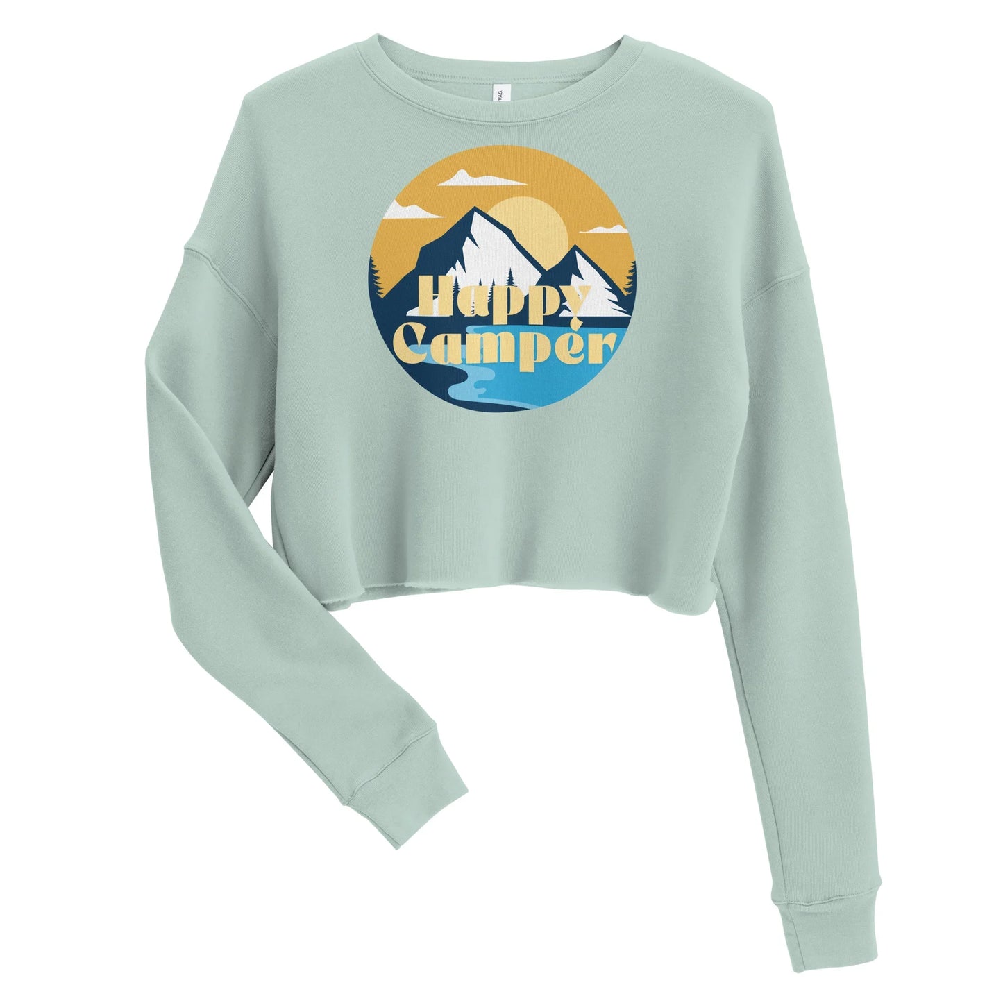 happy camper laketime | cropped sweatshirt - f u n k + f i n a