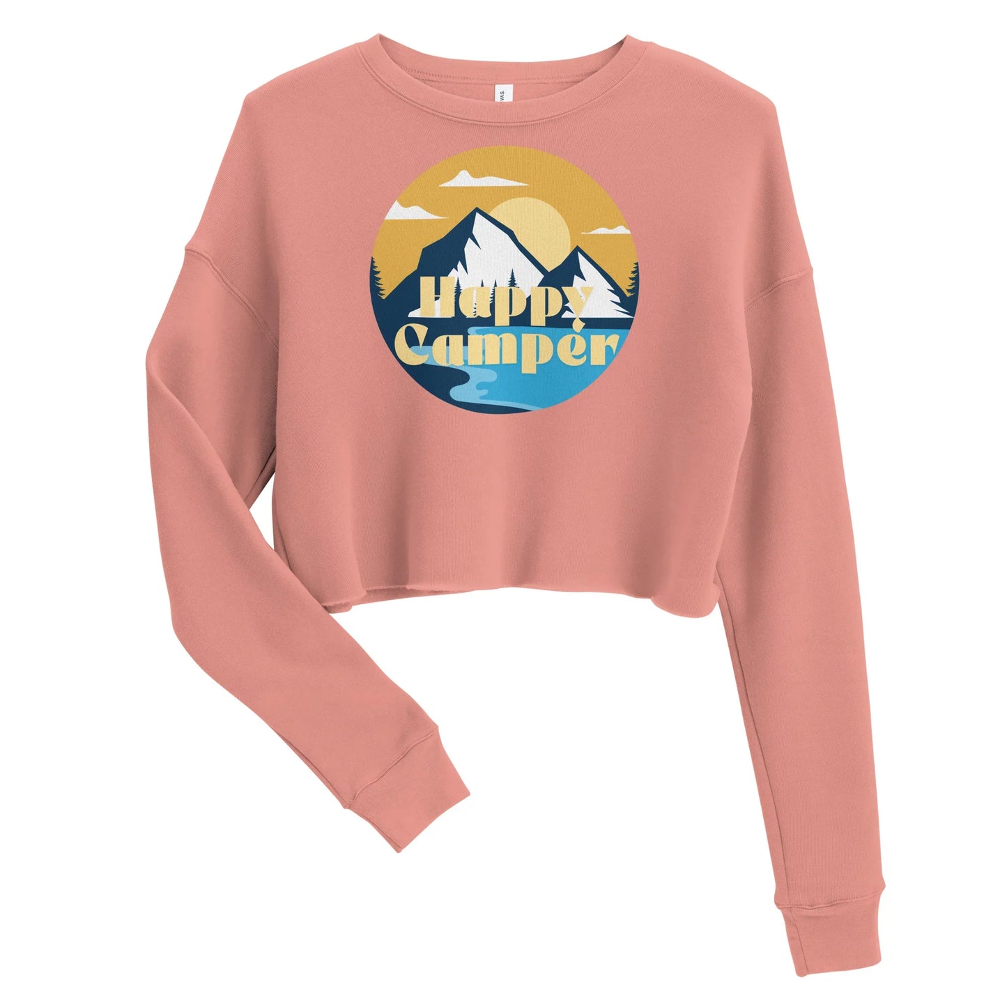 happy camper laketime | cropped sweatshirt - f u n k + f i n a