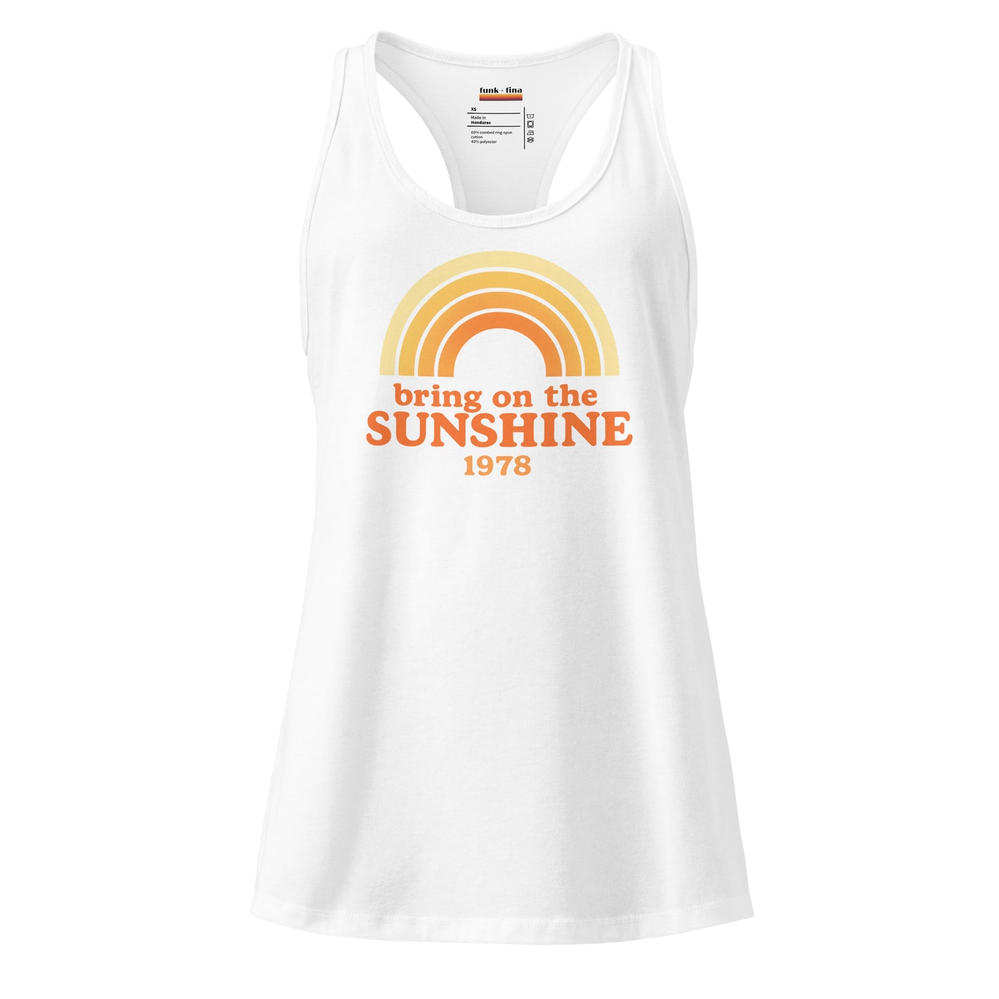 bring the sunshine | racerback tank