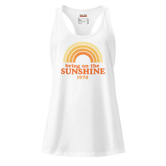 bring the sunshine | racerback tank