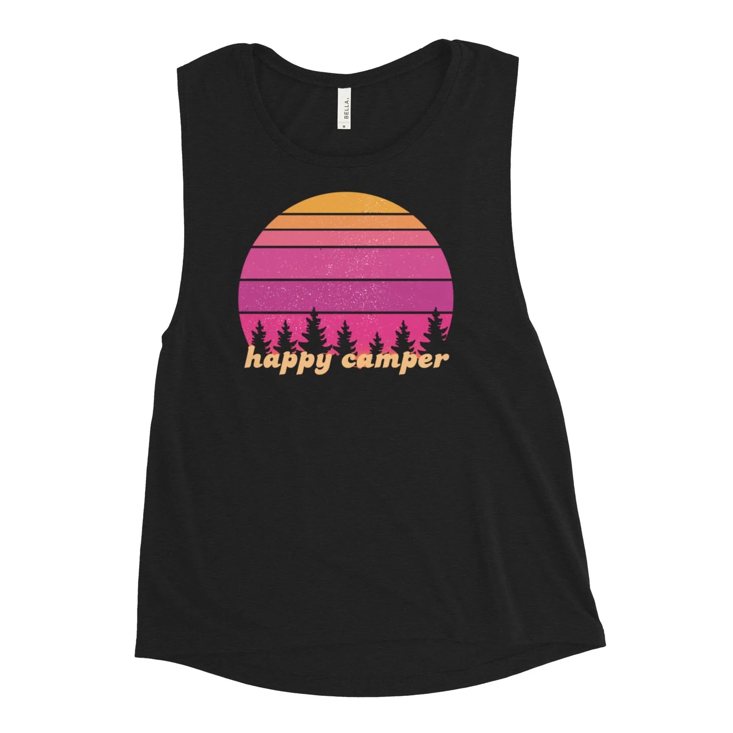 pink sunset | girlie muscle tank - f u n k + f i n a