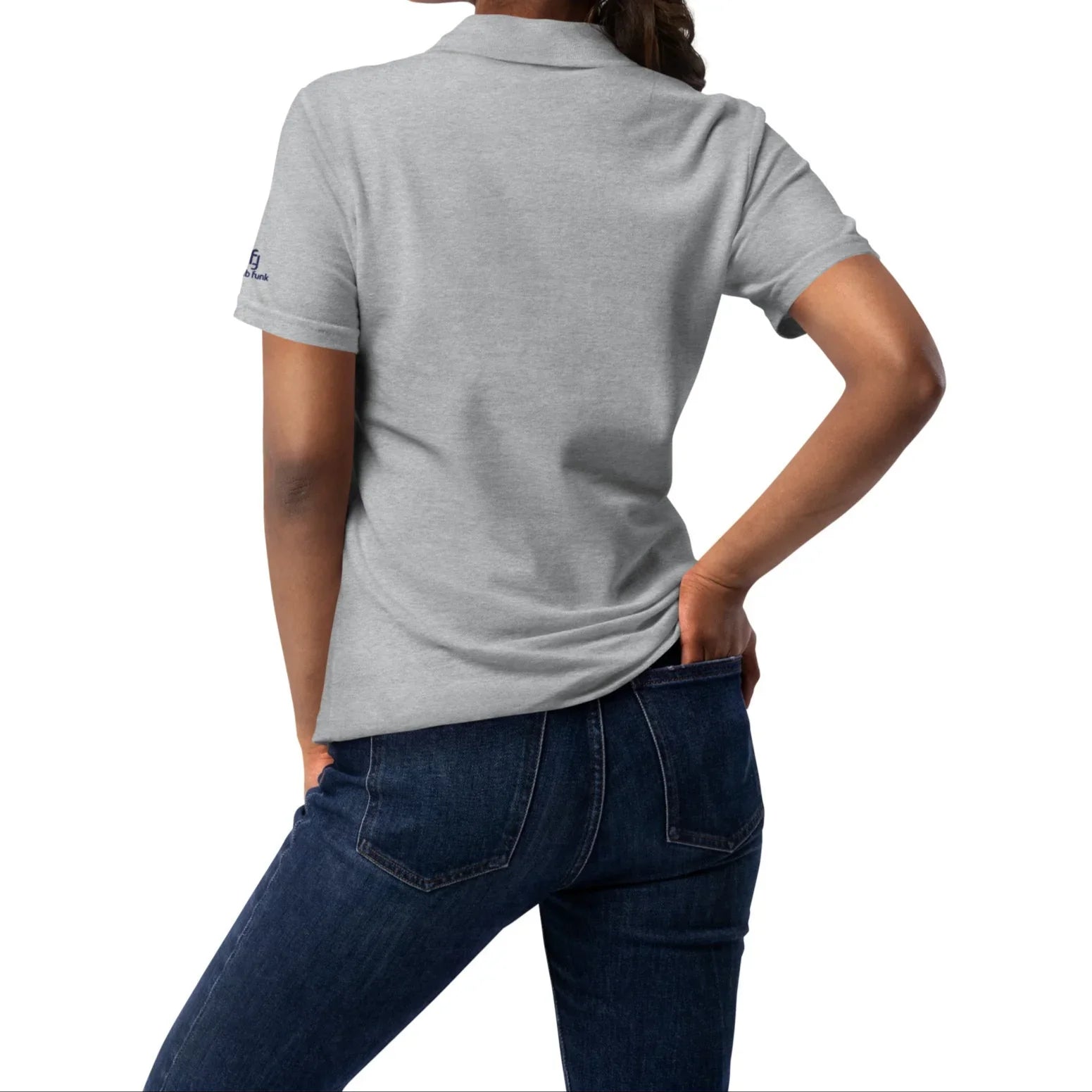 scottie dog | women's polo - f u n k + f i n a
