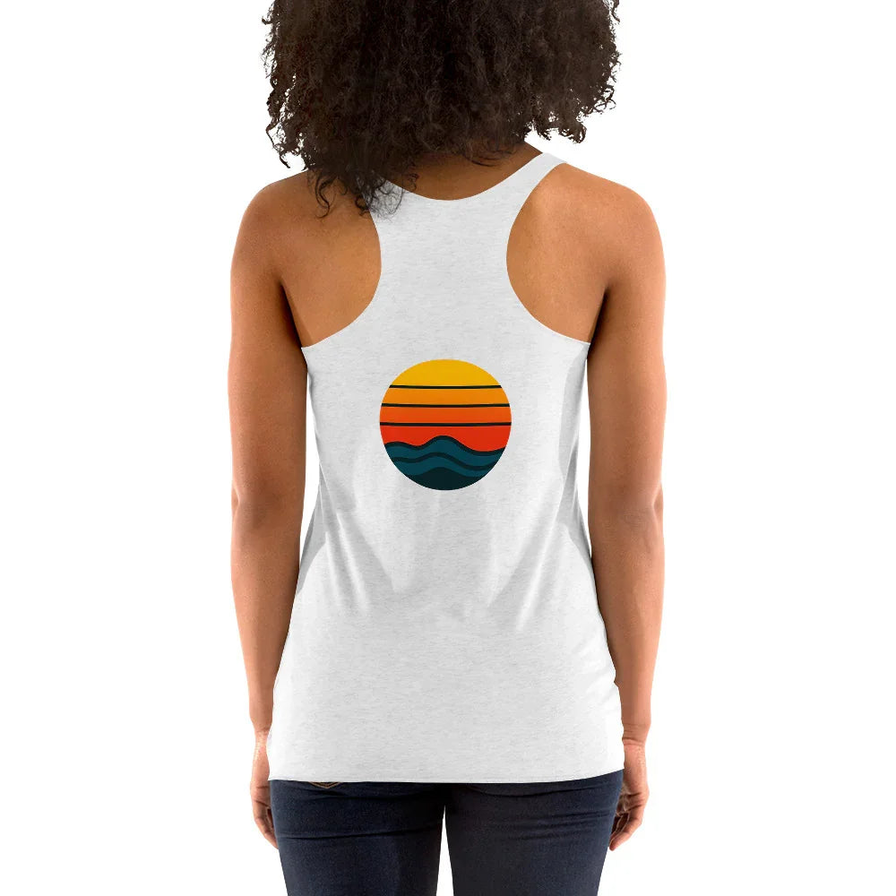 sunset waves | racerback tank - f u n k + f i n a