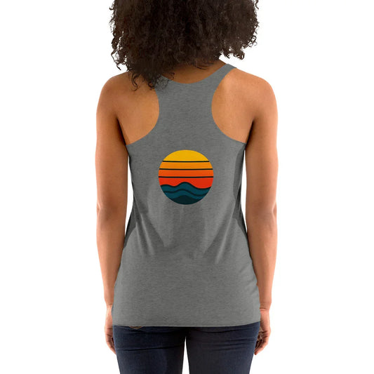sunset waves | racerback tank - f u n k + f i n a