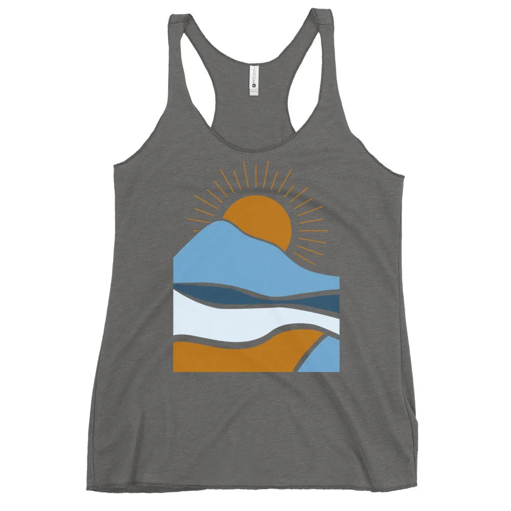 morning sunrise | racerback tank - f u n k + f i n a