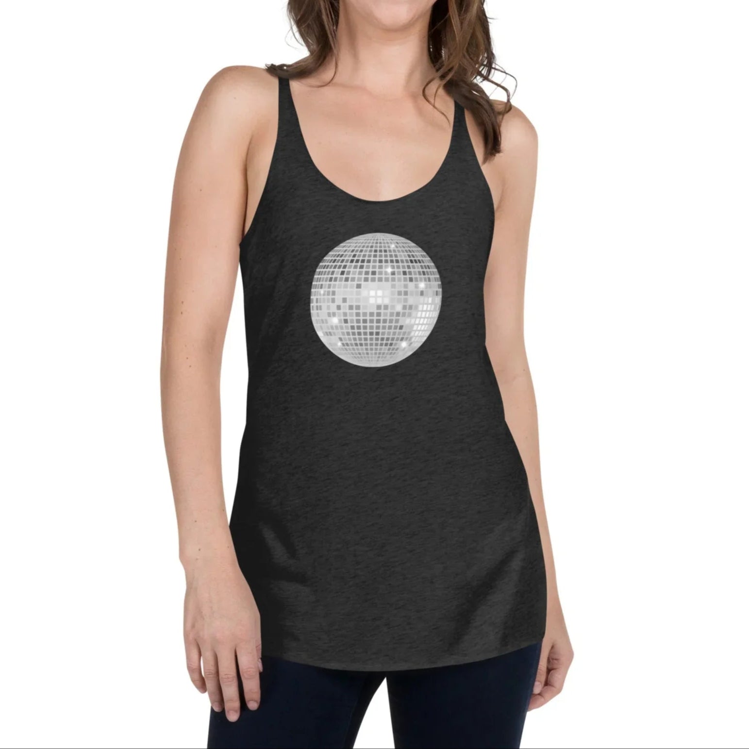 discoball | racerback tank - f u n k + f i n a