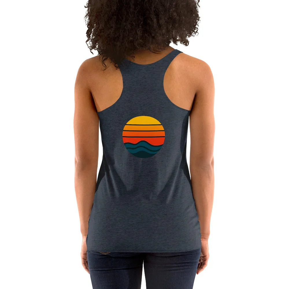 sunset waves | racerback tank - f u n k + f i n a