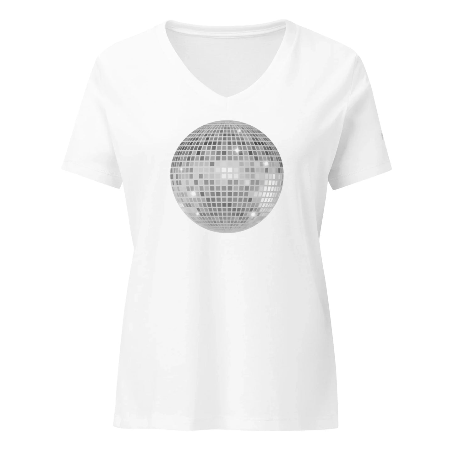discoball | vee-neck tee - f u n k + f i n a