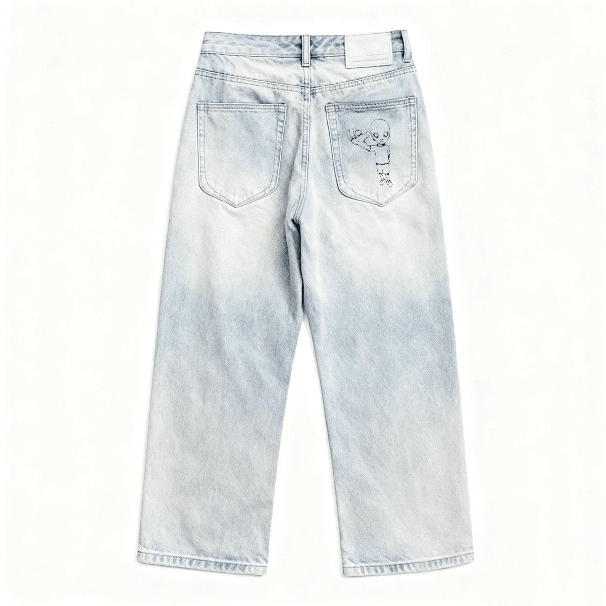 xTra wide-leg jeans